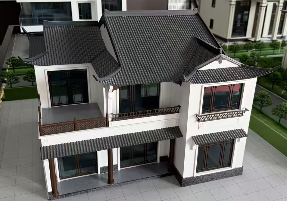 武汉农村自建房模型